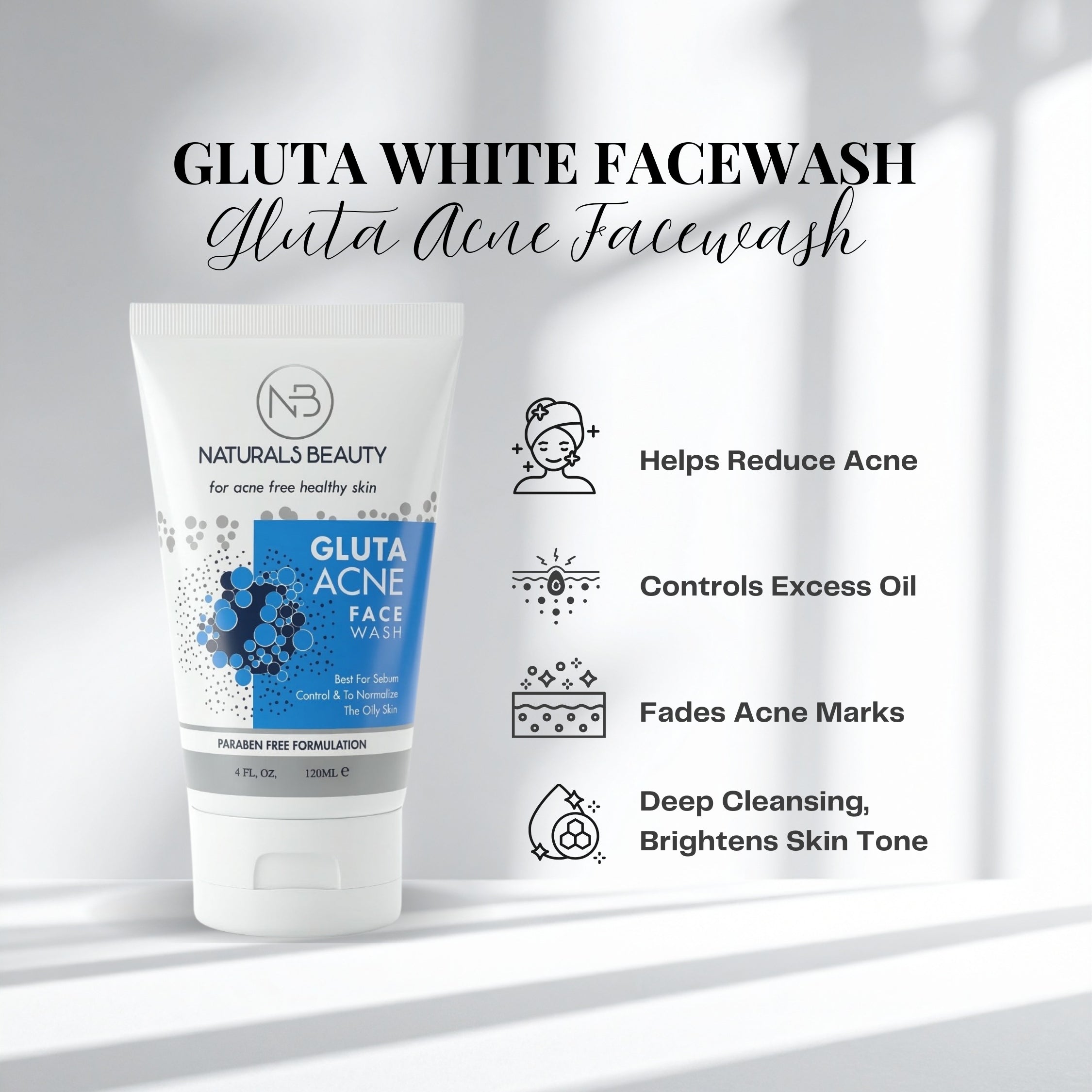 Gluta Acne Facewash